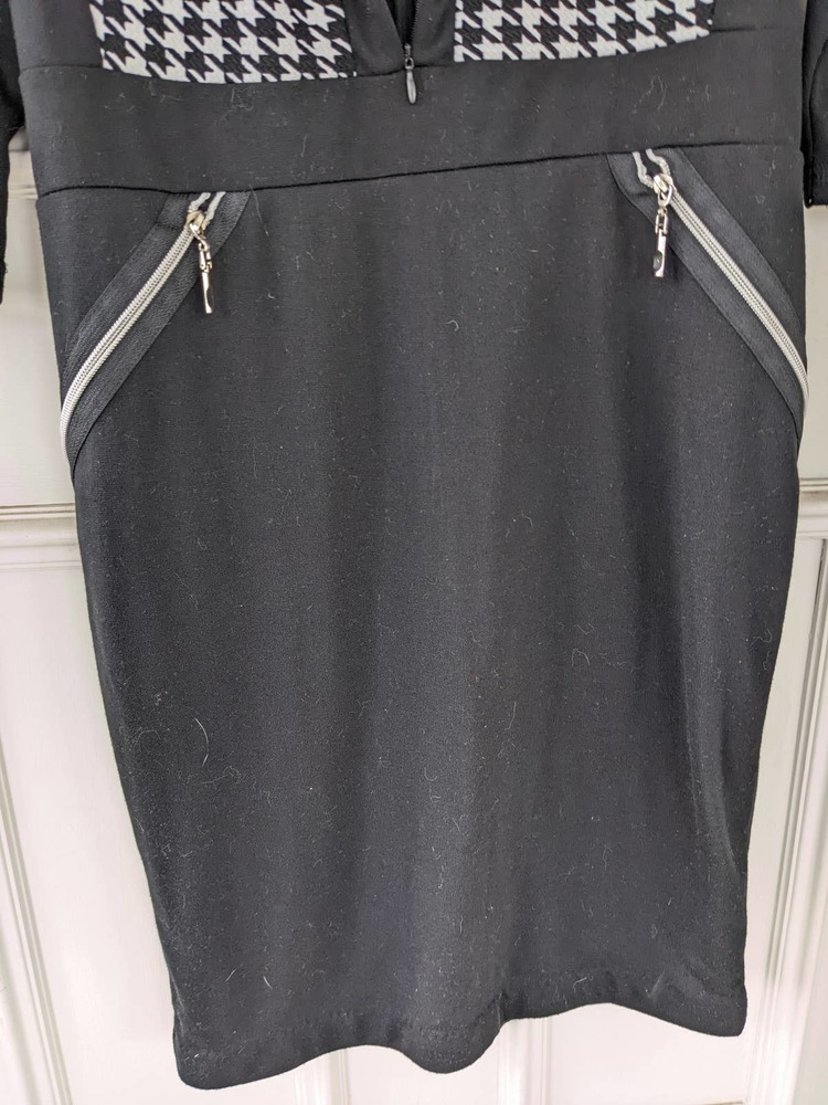 Miusol Gingham Pattern Work Dress - image 3